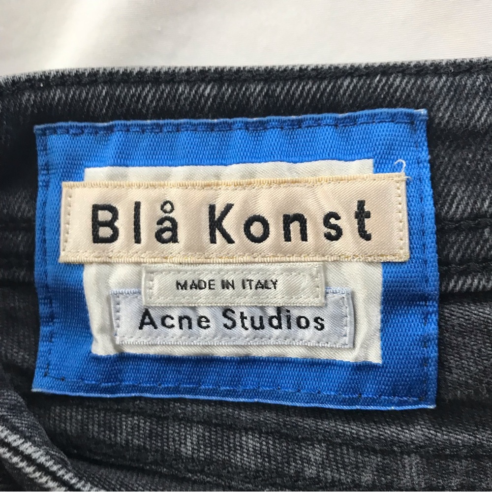 Acne Studios Skinny Jeans - Black Denim Wash